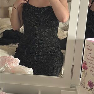 Gray Strapless Bodycon Dress for Cocktail